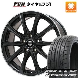 【パンク保証付】【新品国産5穴114.3車】 夏タイヤ ホイール4本セット 205/45R17 ニットー NT555 G2 ブランドル ER16B 17インチ｜fujicorporation