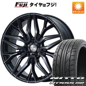 【パンク保証付】【新品国産5穴114.3車】 夏タイヤ ホイール4本セット 205/45R17 ニットー NT555 G2 トピー ドルフレン ヴァーゲル 17インチ｜fujicorporation