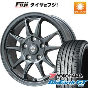 【新品国産5穴114.3車】 夏タイヤ ホイール4本セット 205/45R17 ヨコハマ ブルーアース GT AE51 ブランドル KF28 17インチ｜fujicorporation