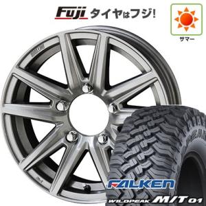 【新品】ジムニー 夏タイヤ ホイール4本セット 185/85R16 ファルケン ワイルドピーク M/T01 共豊 ザインSS 16インチ｜fujicorporation