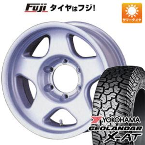 【新品】ジムニー 夏タイヤ ホイール4本セット 195R16C 104/102Q ヨコハマ ジオランダー X-AT G016 OWL フォーバイフォーエンジニア ブラッドレー V 16インチ｜fujicorporation