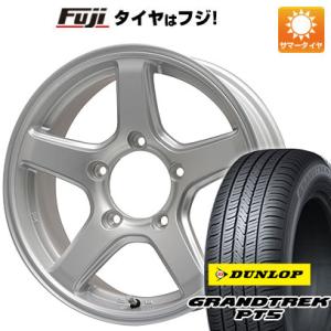 【新品】ジムニー 夏タイヤ ホイール4本セット 175/80R16 ダンロップ グラントレック PT...