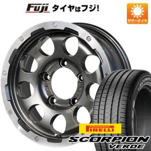 【新品】ジムニーシエラ 夏タイヤ ホイール4本セット 215/70R16 ピレリ スコーピオン ヴェルデ レアマイスター LMG CS-9 16インチ｜fujicorporation