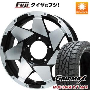 【新品】ジムニーシエラ 夏タイヤ ホイール4本セット 215/70R16 グリップマックス マッドレイジR/T MAX RWL(限定) レアマイスター LMG shuriken 16インチ｜fujicorporation