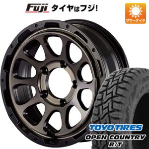 【新品】ジムニー 夏タイヤ ホイール4本セット 185/85R16 トーヨー オープンカントリー R/T RWL/RBL モーターファーム ファームD10 16インチ｜fujicorporation