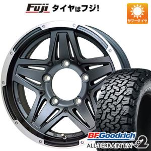 【新品】ジムニーシエラ 夏タイヤ ホイール4本セット 215/70R16 BFグッドリッチ オールテレーンT/A KO2 RWL/RBL ホットスタッフ マッドクロス JB-01 16インチ｜fujicorporation