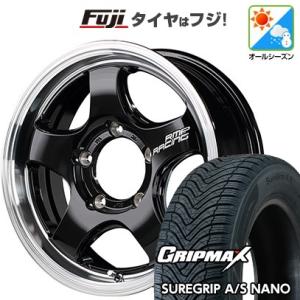 【新品】ジムニー オールシーズンタイヤ ホイール4本セット 175/80R16 グリップマックス シュアグリップA/S ナノ(限定) MID RMP レーシング R05HC 16インチ｜fujicorporation