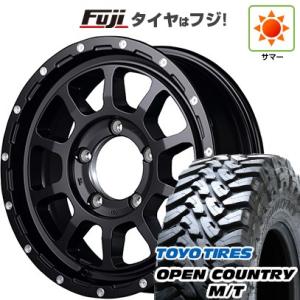 【新品】ジムニー 夏タイヤ ホイール4本セット 195/80R16 トーヨー オープンカントリー M/T MID ナイトロパワー M10 パーシングJ 16インチ｜fujicorporation