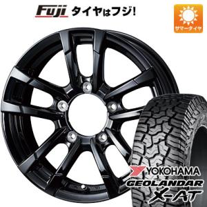 【新品】ジムニー 夏タイヤ ホイール4本セット 195R16C 104/102Q ヨコハマ ジオランダー X-AT G016 OWL ウェッズ プロディータ HC2 ブラック 16インチ｜fujicorporation