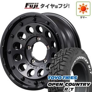 【新品】ジムニーシエラ 夏タイヤ ホイール4本セット 225/70R16 トーヨー オープンカントリー R/T RWL/RBL MID ナイトロパワー H12 ショットガン 16インチ｜fujicorporation