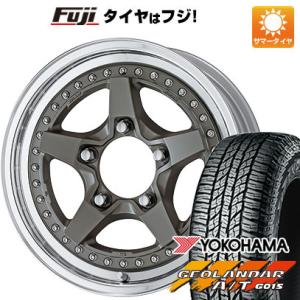 クーポン配布中 【新品】ジムニー 夏タイヤ ホイール4本セット 215/85R16 ヨコハマ ジオランダー A/T G015 OWL/RBL ワーク クラッグ ガルバトレ2 16インチ｜fujicorporation