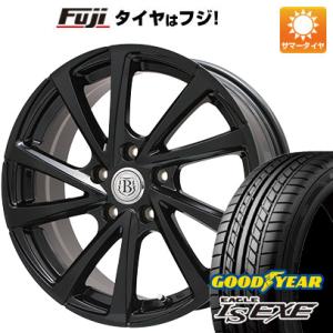 【新品国産5穴100車】 夏タイヤ ホイール4本セット 205/50R17 グッドイヤー イーグル エルエス エグゼ(限定) ブランドル E04B 17インチ｜fujicorporation