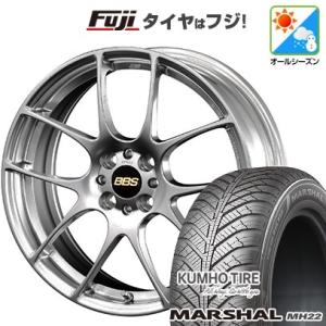 【新品国産5穴100車】 オールシーズンタイヤ ホイール４本セット 205/50R17 クムホ マーシャル MH22 オールシーズン(限定) BBS JAPAN RF 17インチ｜fujicorporation