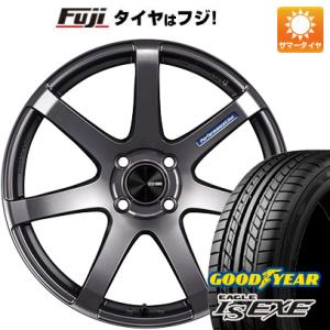 【新品国産5穴114.3車】 夏タイヤ ホイール４本セット 205/50R17 グッドイヤー イーグル エルエス エグゼ(限定) エンケイ PF07 17インチ｜fujicorporation