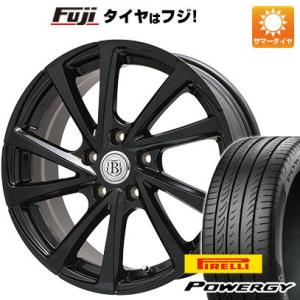 クーポン配布中 【新品国産5穴100車】 夏タイヤ ホイール4本セット 215/45R17 ピレリ パワジー ブランドル E04B 17インチ｜fujicorporation