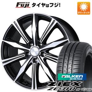 【新品国産5穴100車】 夏タイヤ ホイール4本セット 215/45R17 ファルケン ジークス ZE310R エコラン（限定） ブリヂストン バルミナ K10 17インチ｜fujicorporation