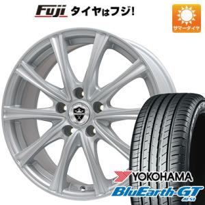 【新品国産5穴100車】 夏タイヤ ホイール4本セット 215/45R17 ヨコハマ ブルーアース GT AE51 ブランドル ER16 17インチ｜fujicorporation