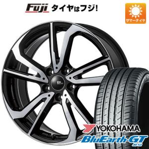 【新品国産5穴100車】 夏タイヤ ホイール4本セット 215/45R17 ヨコハマ ブルーアース GT AE51 ブランドルライン レツィオ 17インチ｜fujicorporation