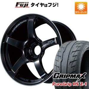 【新品国産5穴100車】 夏タイヤ ホイール４本セット 215/45R17 グリップマックス ピュアグリップ RS Z-1(限定) ヨコハマ アドバンレーシング TC4 17インチ｜fujicorporation