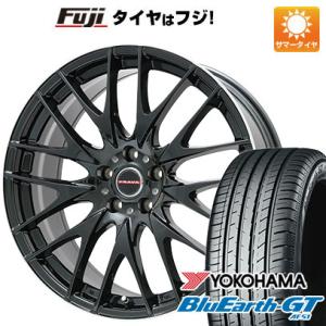 【新品国産5穴100車】 夏タイヤ ホイール4本セット 215/45R17 ヨコハマ ブルーアース GT AE51 ビッグウエイ LEYSEEN プラバ9M 17インチ｜fujicorporation