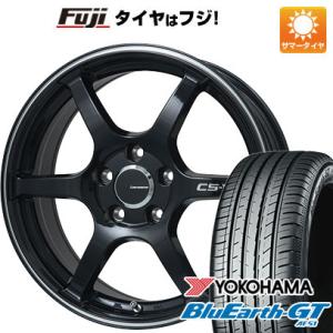 【新品国産5穴100車】 夏タイヤ ホイール4本セット 215/45R17 ヨコハマ ブルーアース GT AE51 レアマイスター CS-V6 17インチ｜fujicorporation