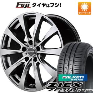 【新品国産5穴100車】 夏タイヤ ホイール4本セット 215/45R17 ファルケン ジークス ZE310R エコラン（限定） MID ユーロスピード F10 17インチ｜fujicorporation