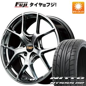 【パンク保証付】【新品国産5穴100車】 夏タイヤ ホイール4本セット 215/45R17 ニットー NT555 G2 MID RMP 025F 17インチ｜fujicorporation