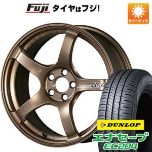 【新品国産5穴100車】 夏タイヤ ホイール４本セット 215/45R17 ダンロップ エナセーブ ...