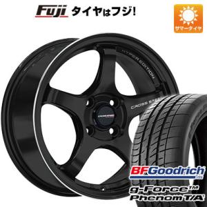 【新品国産5穴100車】 夏タイヤ ホイール４本セット 215/45R17 BFG(フジ専売) g-FORCE フェノム T/A ホットスタッフ クロススピード HYPER EDITION CR5 17インチ｜fujicorporation