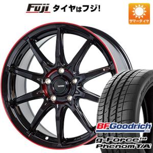 【新品国産5穴100車】 夏タイヤ ホイール４本セット 215/45R17 BFグッドリッチ(フジ専売) g-FORCE フェノム T/A ホットスタッフ ジースピード P-05R 17インチ｜fujicorporation