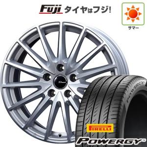 【新品国産5穴100車】 夏タイヤ ホイール４本セット 215/45R17 ピレリ パワジー コーセイ プラウザー アシュラ ダイヤモンドシルバーポリッシュ限定 17インチ｜fujicorporation