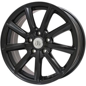 【新品国産5穴100車】 スタッドレスタイヤ ホイール4本セット 225/40R18 ブリヂストン ブリザック VRX3 ブランドル E05B 18インチ｜fujicorporation