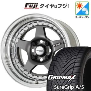 【新品国産5穴114.3車】 オールシーズンタイヤ ホイール４本セット 205/55R17 グリップマックス シュアグリップ A/S ワーク マイスター CR01 17インチ｜fujicorporation