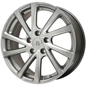 【新品国産5穴114.3車】 夏タイヤ ホイール４本セット 205/55R17 ミレバー スポーツマクロ MA349（限定） ブランドル E04 17インチ｜fujicorporation