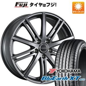 【新品国産5穴114.3車】 夏タイヤ ホイール4本セット 215/55R17 ヨコハマ ブルーアース XT AE61 ブリヂストン バルミナ BR10 17インチ