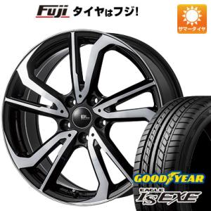 【新品国産5穴114.3車】 夏タイヤ ホイール4本セット 215/55R17 グッドイヤー イーグル エルエス エグゼ(限定) ブランドルライン レツィオ 17インチ｜fujicorporation