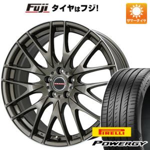 【新品国産5穴114.3車】 夏タイヤ ホイール4本セット 215/55R17 ピレリ パワジー ビッグウエイ LEYSEEN プラバ9M 17インチ｜fujicorporation