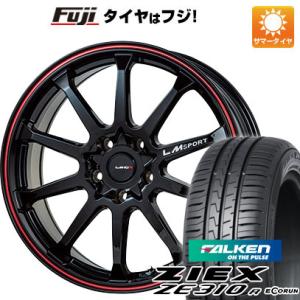 【新品国産5穴114.3車】 夏タイヤ ホイール4本セット 215/55R17 ファルケン ジークス ZE310R エコラン（限定） レアマイスター LMスポーツLM-10R 17インチ｜fujicorporation