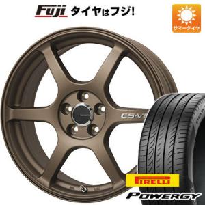 【新品国産5穴114.3車】 夏タイヤ ホイール4本セット 215/55R17 ピレリ パワジー レアマイスター CS-V6(ブロンズ) 17インチ｜fujicorporation