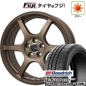 【新品国産5穴114.3車】 夏タイヤ ホイール4本セット 215/55R17 BFグッドリッチ(フジ専売) g-FORCE フェノム T/A(2022年製) レアマイスター CS-V6  17インチ｜fujicorporation