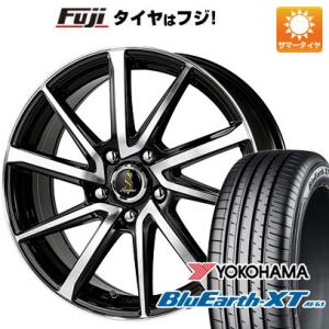 【新品国産5穴114.3車】 夏タイヤ ホイール4本セット 215/55R17 ヨコハマ ブルーアース XT AE61 タカイチ セプティモGO1プラス 17インチ｜fujicorporation