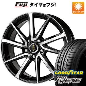 【新品国産5穴114.3車】 夏タイヤ ホイール4本セット 215/55R17 グッドイヤー イーグ...