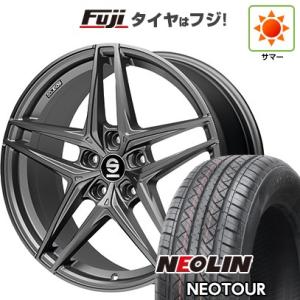 【新品国産5穴114.3車】 夏タイヤ ホイール4本セット 215/55R17 ネオリン ネオツアー(限定) OZ SPARCO レコード 17インチ｜fujicorporation