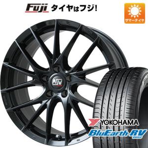 【パンク保証付】【新品国産5穴114.3車】 夏タイヤ ホイール4本セット 215/55R17 ヨコハマ ブルーアース RV-03 MSW by OZ Racing MSW 29 17インチ｜fujicorporation