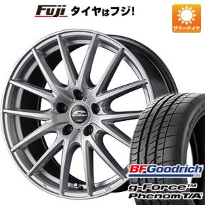 【新品国産5穴114.3車】 夏タイヤ ホイール４本セット 215/55R17 BFグッドリッチ(フジ専売) g-FORCE フェノム T/A MID シュナイダー SQ27 17インチ｜fujicorporation