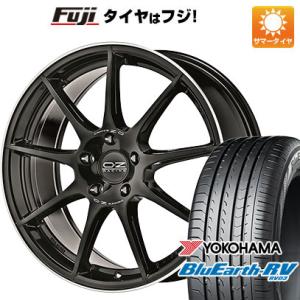 【パンク保証付】【新品国産5穴114.3車】 夏タイヤ ホイール4本セット 215/55R17 ヨコハマ ブルーアース RV-03 OZ ヴェローチェGT 17インチ｜fujicorporation