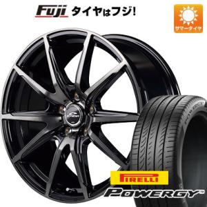 【新品国産5穴114.3車】 夏タイヤ ホイール4本セット 215/55R17 ピレリ パワジー MID シュナイダー DR-02 17インチ｜fujicorporation