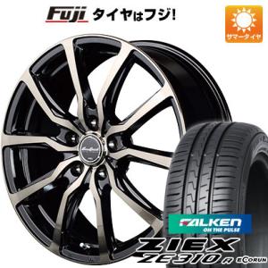 【新品国産5穴114.3車】 夏タイヤ ホイール4本セット 215/55R17 ファルケン ジークス ZE310R エコラン（限定） MID ユーロスピード D.C.52 17インチ｜fujicorporation