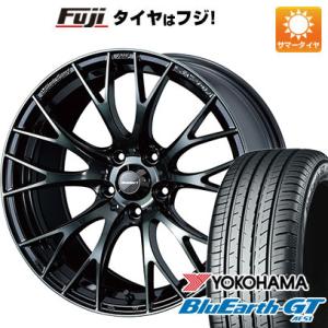 【新品国産5穴114.3車】 夏タイヤ ホイール4本セット 215/55R17 ヨコハマ ブルーアース GT AE51 ウェッズ ウェッズスポーツ SA-20R 17インチ｜fujicorporation