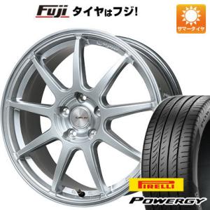 【新品国産5穴114.3車】 夏タイヤ ホイール4本セット 215/55R17 ピレリ パワジー レアマイスター LMスポーツLM-QR ハイパーシルバー 17インチ｜fujicorporation